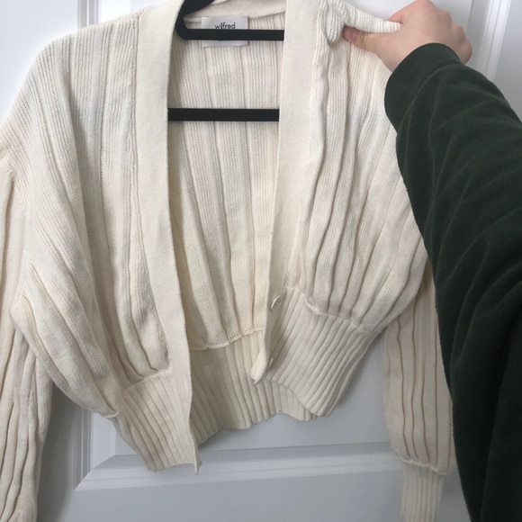 Aritzia front plunge cardigan - Picture 2 of 5